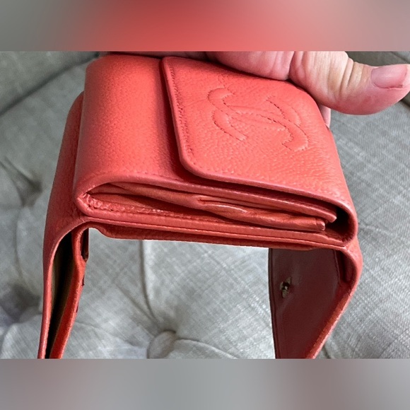 CHANEL CC caviar multi bi- fold wallet vintage - Picture 10 of 16